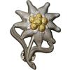 DAWTHTW Edelwise Spilla Militari Gioielli Tedesco Montagna Spilla Spille Vestito Spille Abbigliamento Accessori per Matrimonio Spilla Edelwise, One Size, come descritto