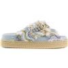 MOU CRISS CROSS SANDAL MULTICOLOR RAFIA CIELO