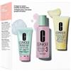 Clinique Dramatically Different Moisturizing Gel+Clarifying Lotion 60 Ml+Facial Soap 30 Ml