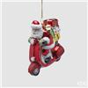 Enzo De Gasperi EDG ENZO DE GASPERI ADDOBBO BABBO SCOOTER RED H 10 CM L 10 CM L 6 CM