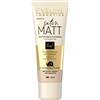 Eveline Cosmetics Eveline Satin Matt Fondotinta Opacizzante 01 Ivory
