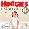 Huggies Extra Care Jumbo Pack 5 Pannolini per Bambini 28 pz