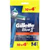 Gillette Blue 2 Plus Rasoi Usa e Getta 10+ 14 pz