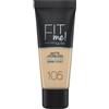 Maybelline Fit Me Fondotinta, 105 Natural Ivory
