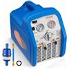 VEVOR Unità Portatile di Recupero Refrigerante, Macchina di Estrazione Refrigerante Cilindro Singolo 0,75 CV per Liquidi Gassosi 1450 giri/min, Sistema di Climatizzazione HVAC Automobilistici