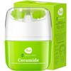 7Days Ceramide - Crema Viso e Collo Coreana Antirughe alle Ceramidi con Acido Ialuronico e Rullo Massaggiante 40 ml