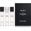Chanel Bleu de Chanel EDP ricarica con vaporizzatore 20 ml + EDP ricarica 2 x 20 ml M