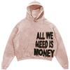 Generisch Felpa con cappuccio da uomo All We Need is Love Letter Print Felpa con cappuccio Hip Hop Oversized Streetwear Y2k Clothes Autunno/Inverno Essentials Hoodie, S-L3, 07#_grigio chiaro, M