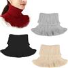 0XBIT Falso Dolcevita da Donna, 4 Pezzi Collare Finto a Collo Alto, Maglia Falso Dolcevita da Donna, Colletto Finto Donna Adatto per il Calore del Collo, Decorazione del Collo