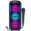 Cassa karaoke 120w con microfono e luci led rgb