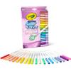 Crayola super tips - 20 pennarelli lavabili punta media colori pastello