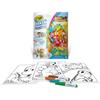 Crayola color wonder - coloring set dinosauri, 18 pagine da colorare e 4 pennarelli senza macchia