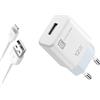 Cellularline Caricabatterie kit 12w con cavo lightning incluso - bianco - per dispositivi apple - cellularline