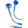 Music sound Auricolari capsula con microfono e jack 3.5 blu - music sound