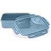 Nuvita Lunch box per bambini a scomparti fissi da 1000ml - KiddieKit 4430 / Powder blue - Nuvita