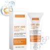 Generico Protezione Solare 100 SPF, Crema Solare SPF 100, protezione UVA/UVB ad ampio spettro, resistente all'acqua, lozione anti-età (1)