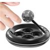 Generico Giocattolo Antistress Fidget Toy - Gadget da Divertente in Metallo da Collezione - Giocattolo Da Scrivania Spinner A Fori - Per Donne Uomini Adulti Adolescenti Bambini Casa Viaggio Tragitto