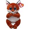 Ty Beanie Bellies Witt la Volpe con Occhioni Azzurri Glitter, i Peluche col Pancino Morbidi e Coccolosi 30 cm, T43214