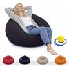 Yunlaishaocer Pouf Gonfiabile con Una Pompa,103 x 60 CM Poltrona Gonfiabile per Bambini e Adulti, Lavabile Pieghevole Divano Gonfiabile da Interno et Esterno, per Casa, Giardino,Viaggi (Blu)