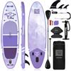 TIGERXBANG Defender Pro - Tavola gonfiabile per SUP con sedile, pagaia regolabile e accessori completi, 320 x 82 x 15 cm, colore: viola UV