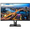 PHILIPS Monitor 245B1 24 pollici 2560x1440, WQHD, 75Hz, IPS Panel, 4ms GtG, USB Hub Speakers, Height Adjustment, (HDMI1x 1.4 DP 1x 1.2) Nero