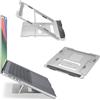 Kensington Easy Riser Supporto per Laptop in Alluminio Regolabile e Leggero con Design Antiscivolo e Pieghevole, Compatibile con Schermi fino a 16" (K50417WW) - Argento