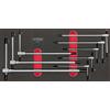 KS Tools - 713.5017 - brugole kit - set brugole 6 stampi - chiavi a t snodate 6 pezzi