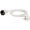 UNITEC Schuko - Prolunga H05VV-F3G 1,5 mm², IP20, 2 m, colore: Bianco