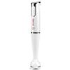 Girmi MX04 Frullatore a Immersione, 400 Watt, 2 velocità, Motore DC, Lame INOX, Fusto smontabile, Impugnatura Ergonomica, Bianco
