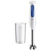 Braun MultiQuick 3 MQ30.001M Minipimer, Frullatore ad Immersione con Asta in Acciaio, 2 Velocità, Dotato di Bicchiere graduato 600ml, 2 Velocità, Tecnologia Splash Control, Tecnologia Tedesca, 900w