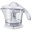 Braun MPZ9 MultiQuick 3 Spremiagrumi, doppia rotazione, caraffa graduata e trasparente da 1L, dotato di coperchio trasparente, pratico beccuccio, Base antiscivolo, Avvolgicavo, Potenza 20W, Bianco