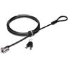 Kensington K65020EU MicroSaver 2.0 Cavo di Sicurezza per Computer in Carbonio, Ultra-Resistente al Taglio con Meccanismo di Chiusura T-Bar e Testina Spessa 10 mm - Lunghezza 1.8m