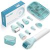 Bestauty Derma Roller 1,5 mm/1,0 mm/0,5 mm, Kit Microneedling 10 in 1 per cura della pelle/massaggio/pulizia, Beard Roller 720 Ago di Titanio, Rullo a Microneedling per rughe, smagliature e cicatrici