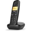Gigaset A270 - Telefono Cordless con Vivavoce - Display Grafico Illuminato - Lunga durata delle batterie, Nero [Versione Italiana]