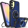 Tuvror Cover per Samsung Galaxy A25 5G /4G con Supporto. [Anello rotante a 360° e Supporto]. Cover protettiva antiurto per Samsung A25, Blu
