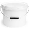 Garronda Secchio con Coperchio 10 L 5 Pezzi Bianco GD-0071