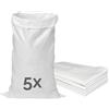 Garronda Buste da Imballaggio 105x65 cm Set 5 Pezzi Bianco GD-0161
