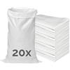 Garronda Buste da Imballaggio 105x65 cm Set 20 Pezzi Bianco GD-0161
