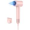 LKV Asciugacapelli Phon Hair Dryer Phone Capelli Professionale Rosa, Phon Ionico 110.000 G/Min per Fast Drying 200 Milioni Ioni Negativi con Ugello Magnetico 360°, Phono Piccolo per Viaggi e Domestico