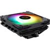 Thermalright-TR Thermalright TR AXP120-X67 BLACK ARGB Raffreddatore d'aria per CPU a basso profilo,con ventola Pwm 120mm TL-C12015B-S 6 heatpipes,altezza 67mm,per AMD AM4/AM5 Intel LGA 1700/115X/1200/20XX/1851