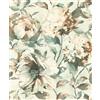 Rasch paperhangings Carta da parati in tessuto non tessuto, motivo floreale, beige, 10,05 m x 0,53 m, fiorentina III 485134