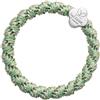 By Eloise London Silver Quatrefoil Woven colore Pistachio