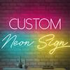 hadefa Insegne al neon personalizzate, per decorazione da parete, grandi cartelli al neon personalizzati per camera da letto, compleanno, matrimonio, bar, decorazione per la casa