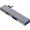 Navna Hub USB C 4 in 1 con porta USB 3.0 USB 2.0 tipo C su adattatore tipo C + 2 splitter USB 5 Gbps USB C porta dati 480Mbps USB2.0