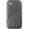 WD My Passport SSD, 2TB SSD Esterno, SSD portatile con tecnologia NVMe, USB-C, con velocità di lettura fino a 1050 MB/s, 1000 MBs in scrittura, funziona con PC, Xbox e Playstation, Grigio