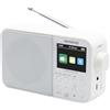 KENWOOD, Radio DAB CR-M30DAB, Radio Portatile con DAB+ e FM, Ampio Display a Colori da 6,1 cm, Batteria Ricaricabile Integrata 2000mAH, Uscita Cuffie Jack 3,5mm, White