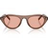 Prada Occhiali da Sole PRB15S 28I50W Argilla Trasparente/Rosa Donna 51/21/145