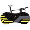 Velo Sock VELOSOCK Copertura da Interni per Biciclette - Yellow Lines - La miglior Soluzione per Mantenere Pavimenti e pareti PRIVI di SPORCIZIA - Si Adatta al 99% di Tutte Le Biciclette per Adulti