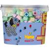 Hama Perline da Stirare | ca. 600 Perline - Mix 52 - Colori n. 2, 95, 96, 97, 98 | Mosaico Decorazione Arte e Artigianato per Bambini creativi a Partire dai 5 Anni in su