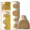 ScrapCooking - Stampo in Silicone per Tronchetto di Natale - Decorazioni & Inserti - 32 x 11 cm - Motivi Alberelli e Fiocchi di Neve - Per Dolci delle Feste - Color Oro - 2973